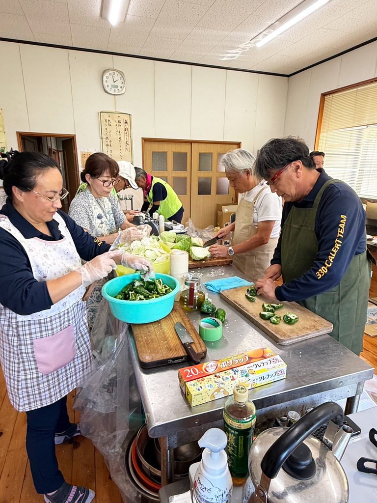 令和8年熊本地震 被災地支援活動 調理の様子