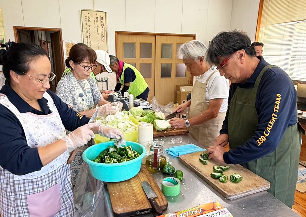 令和8年熊本地震 被災地支援活動 調理の様子